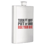 Flasque Éteins-Le, Pose-Le, Ride Ton Vélo (Droite)