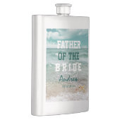 Flasque Étoile de mer de plage élégante PÈRE DE LA MARIÉE (Droite)