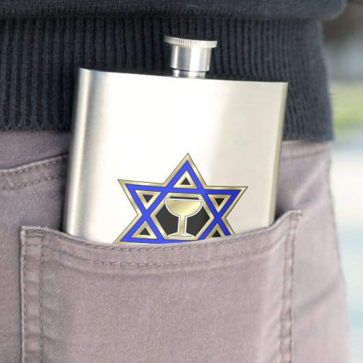 Flasque Étoile juive (En situation)