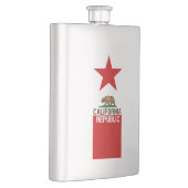 Flasque Étoile rouge de drapeau d'état de RÉPUBLIQUE de la (Droite)