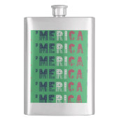 Flasque 'Étoiles de Merica + Grandes (devant)