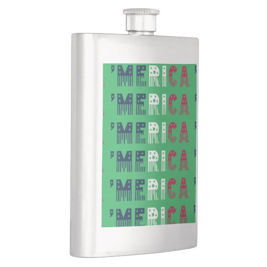 Flasque 'Étoiles de Merica + Grandes (Droite)