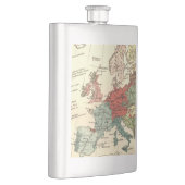 Flasque Europe Carte Pays Antique Mondiale (Droite)