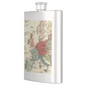 Flasque Europe Carte Pays Antique Mondiale (Gauche)