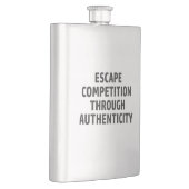 Flasque Éviter la concurrence par l'authenticité (Droite)