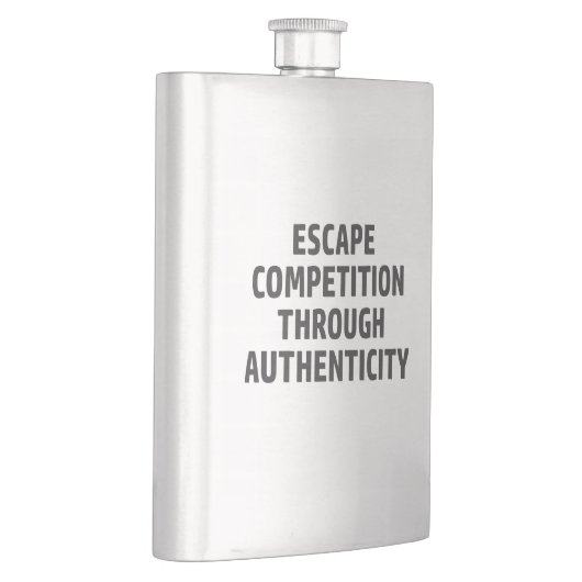 Flasque Éviter la concurrence par l'authenticité (Droite)