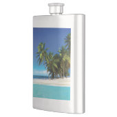 Flasque Exotic beach throw pillow (Gauche)