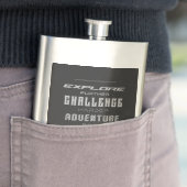 Flasque Explorez Challenge Adventure Citation Motivation (En situation)