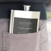 Flasque Explorez Challenge Adventure Devis Motivational In (En situation)