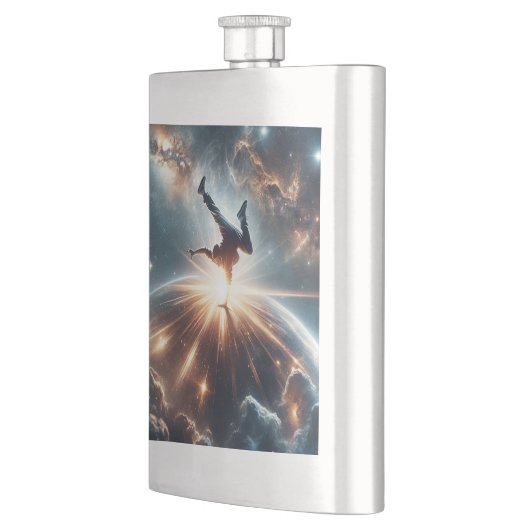 Flasque Explosion de rupture galactique dans l'espace prof (Gauche)