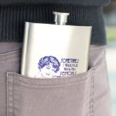 Flasque Expression sarcastique parfois que je lutte avec (En situation)