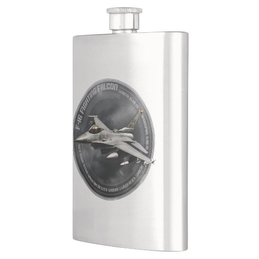 Flasque F-16 Faucon combattant (Gauche)