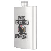Flasque Facilement distrait par les chats et la bière (Gauche)