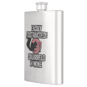 Flasque Facilement distrait par les écureuils et le vin (Gauche)