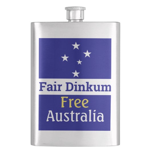 Flasque Fair Dinkum Free Australia (devant)