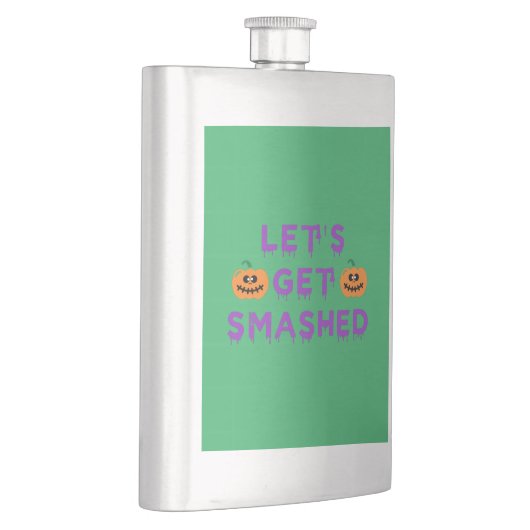 Flasque Faisons tomber (Citrouille) violet (Droite)