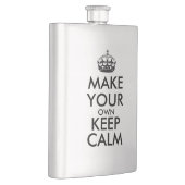 Flasque Faites vos propres garder le calme (Droite)