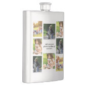 Flasque Faites votre propre collage photo et texte (Droite)