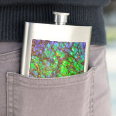 Flasque Falln Peacock Ammolite (En situation)