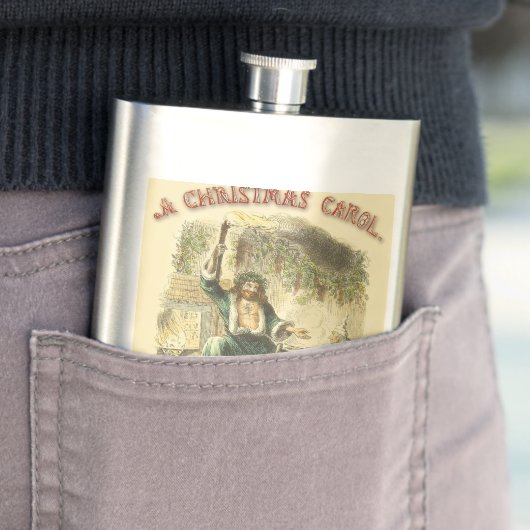 Flasque Fantôme de Noël Présent Scrooge (En situation)