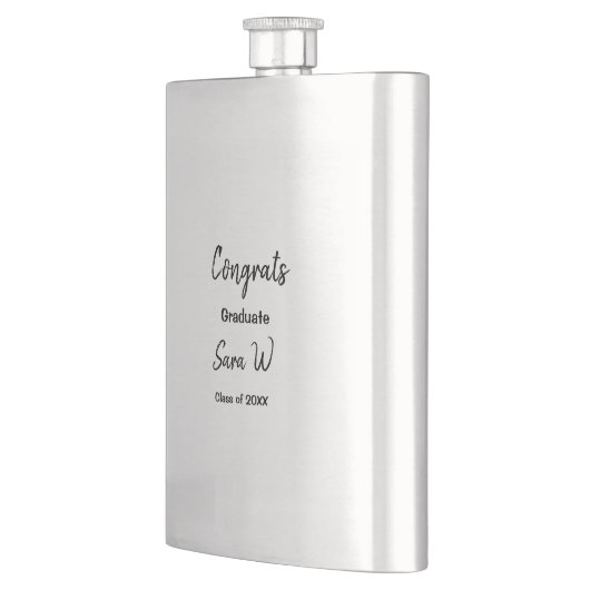 Flasque Félicitations classe d'ajouter le nom d'année scol (Gauche)