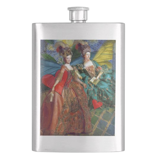 Flasque Femme Papillon Capricieuse Gémeaux Gothique Classi (devant)