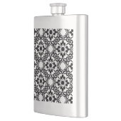 FLASQUE FERME MODERNE CARRELAGE NOIR ET BLANC (Gauche)