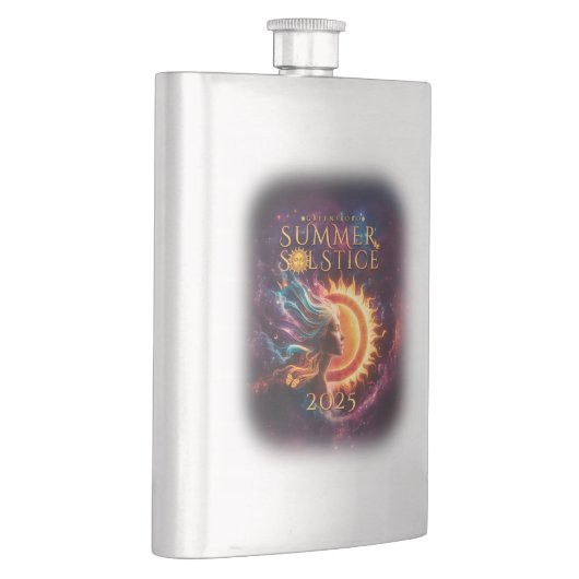 Flasque Festival de solstice d'été de Greensboro 2025 Daté (Droite)