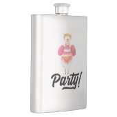 Flasque Fête ! Aquarelle Llama (Droite)