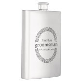 Flasque Fête d'enterrement de vie de garçon personnalisée  (Droite)