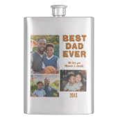 Flasque Fête des pères de collection photo de Best Dad Eve (devant)