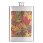 Flasque Feuilles d'automne colorées (devant)