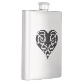 Flasque Filigree noir et blanc Filigree Heart Classic Flas (Droite)