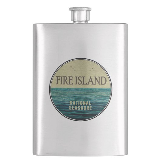 Flasque Fire Island National Seashore New York Ocean Birds (devant)