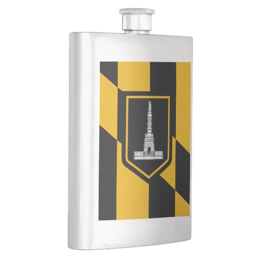 Flasque Flag of Baltimore, Maryland Hip Flask (Droite)