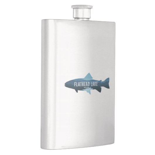 Flasque Flathead Lake Montana Fish (Droite)