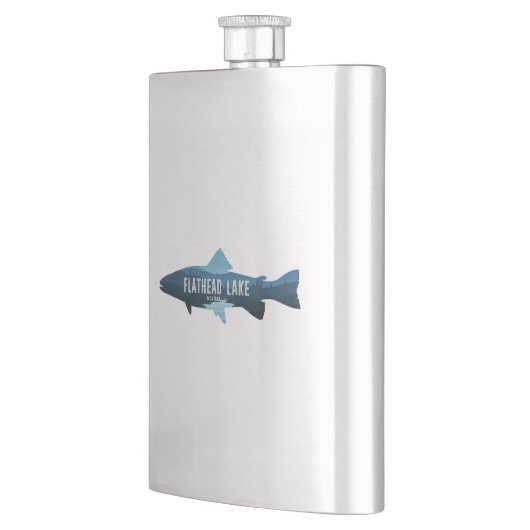 Flasque Flathead Lake Montana Fish (Gauche)