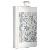 Flasque Fleur de feuille bleue asiatique japonaise (Droite)