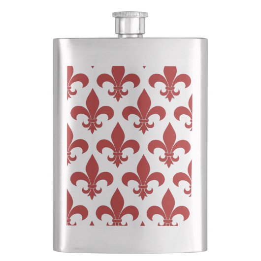 Flasque Fleur de lis Motif Classic (devant)