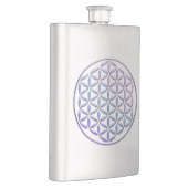 Flasque Fleur de vie / Blume des Lebens - timbre violet (Droite)