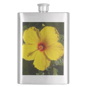 Flasque Fleur d'Hibiscus jaune (devant)