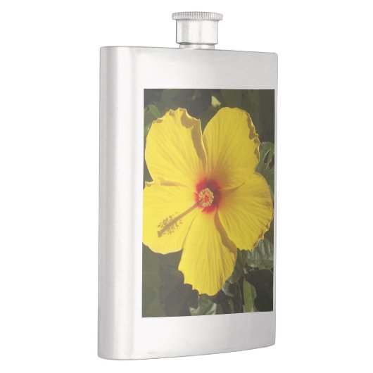 Flasque Fleur d'Hibiscus jaune (Droite)