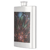 Flasque Fleur imaginaire fractale douce et tendresse (Gauche)