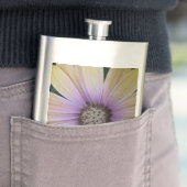 Flasque Fleur marguerite jaune et violet (En situation)