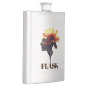 Flasque Fleur Pétale Humaine Conception unique pour - (Droite)