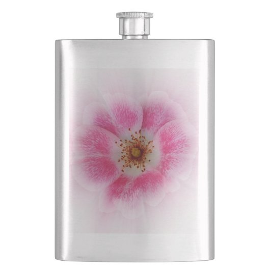 Flasque fleur rose (devant)