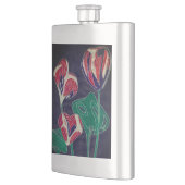Flasque Fleurs à motifs (Gauche)