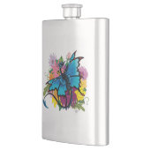 Flasque Fleurs de papillon bleu Dragon (Gauche)