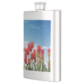 Flasque Fleurs de tulipes rouges-30247 (Gauche)