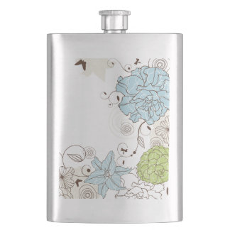 Flasque Fleurs Pastel Fille et Fils